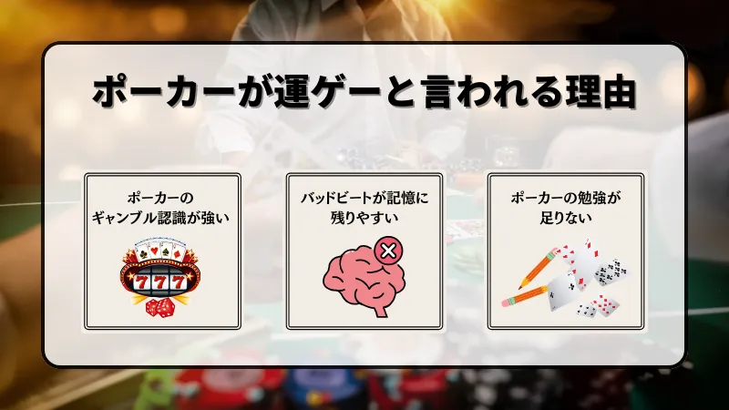 ポーカー 運ゲー
