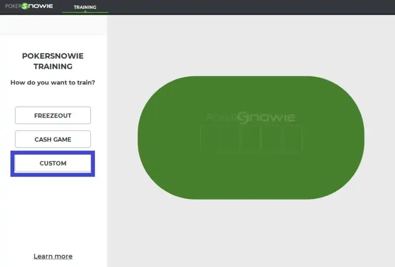 PokerSnowie　特定ポジションモード　1