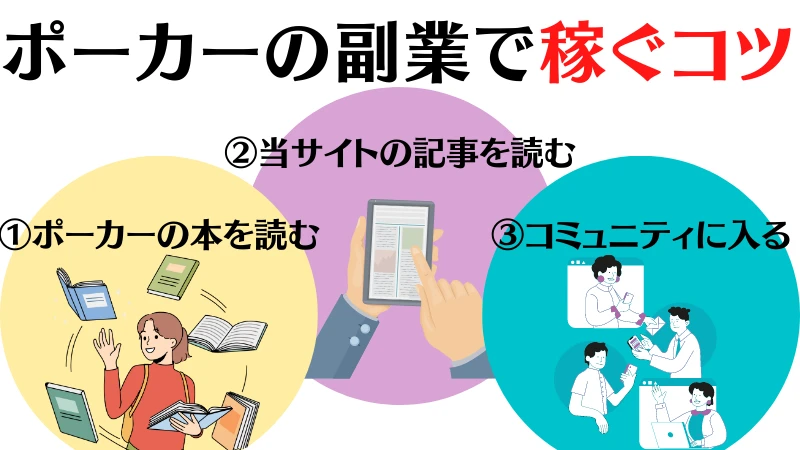 ポーカー　副業　稼ぐ