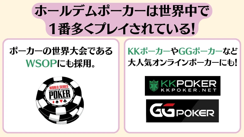 ポーカー　種類　人気